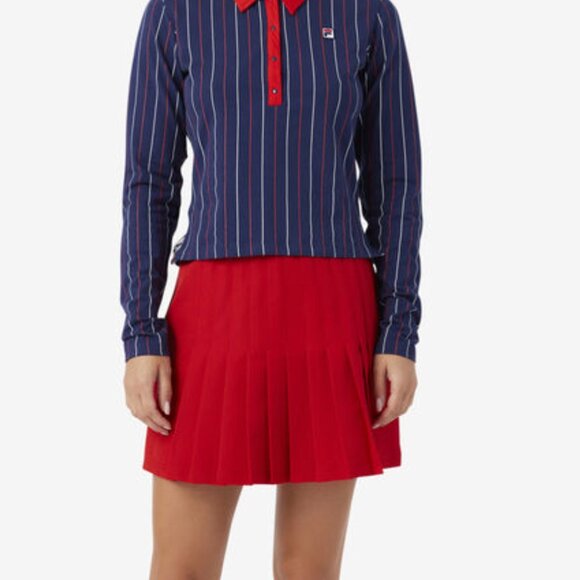 NWOT FILA Jada Long Sleeve Polo - Size L - Picture 8 of 11